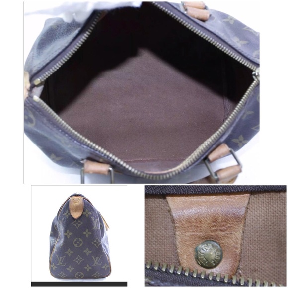 Auth Louis Vuitton Speedy 25 Satchel Bag - Picture 7 of 8